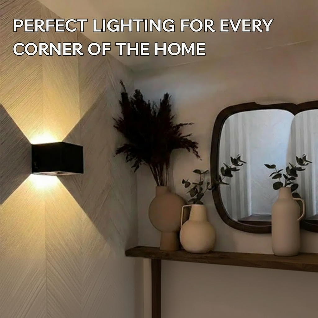 LED Wall Light Motion Sensor USB Rechargeable 60-Day Battery