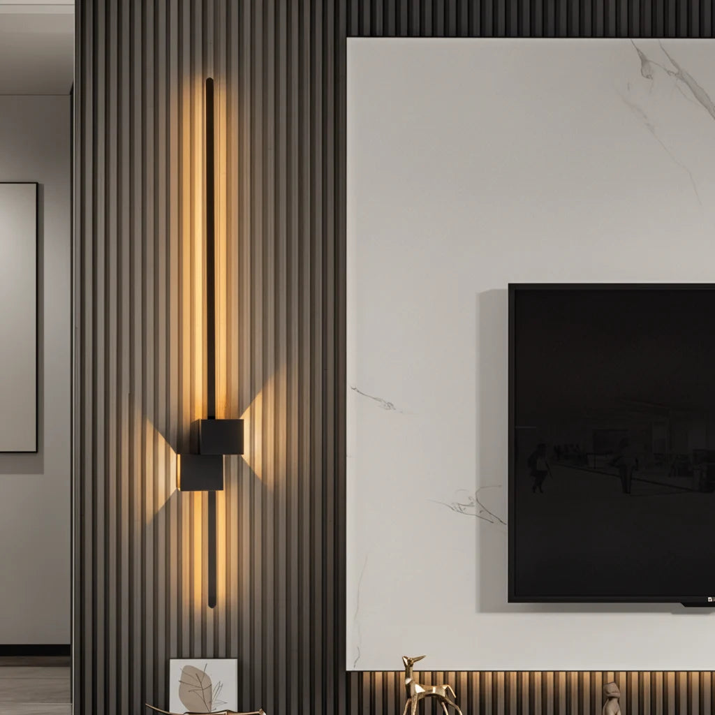 LED Wall Light Slim Integrated Indirect Lighting
