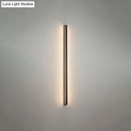 LED Wall Light Slim Linear Matte Black