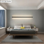 LED Wall Light Slim Linear Matte Black