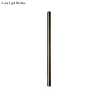 LED Wall Light Slim Linear Matte Black