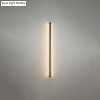 LED Wall Light Slim Linear Matte Black