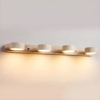 LED Wall Light Travertine & Wood Integrated LED