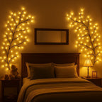 LED Wall Light Willow Branch Warm White Dimmable & Remote