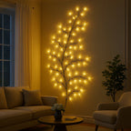 LED Wall Light Willow Branch Warm White Dimmable Remote Control