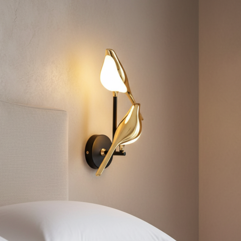 LED Wall Sconce Bird Design Magnetic Mount