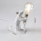 Lamp Animal-Shaped Gold Finish
