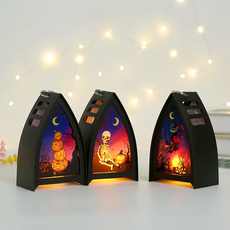 Lamp LED Pumpkin & Skull Indoor Outdoor