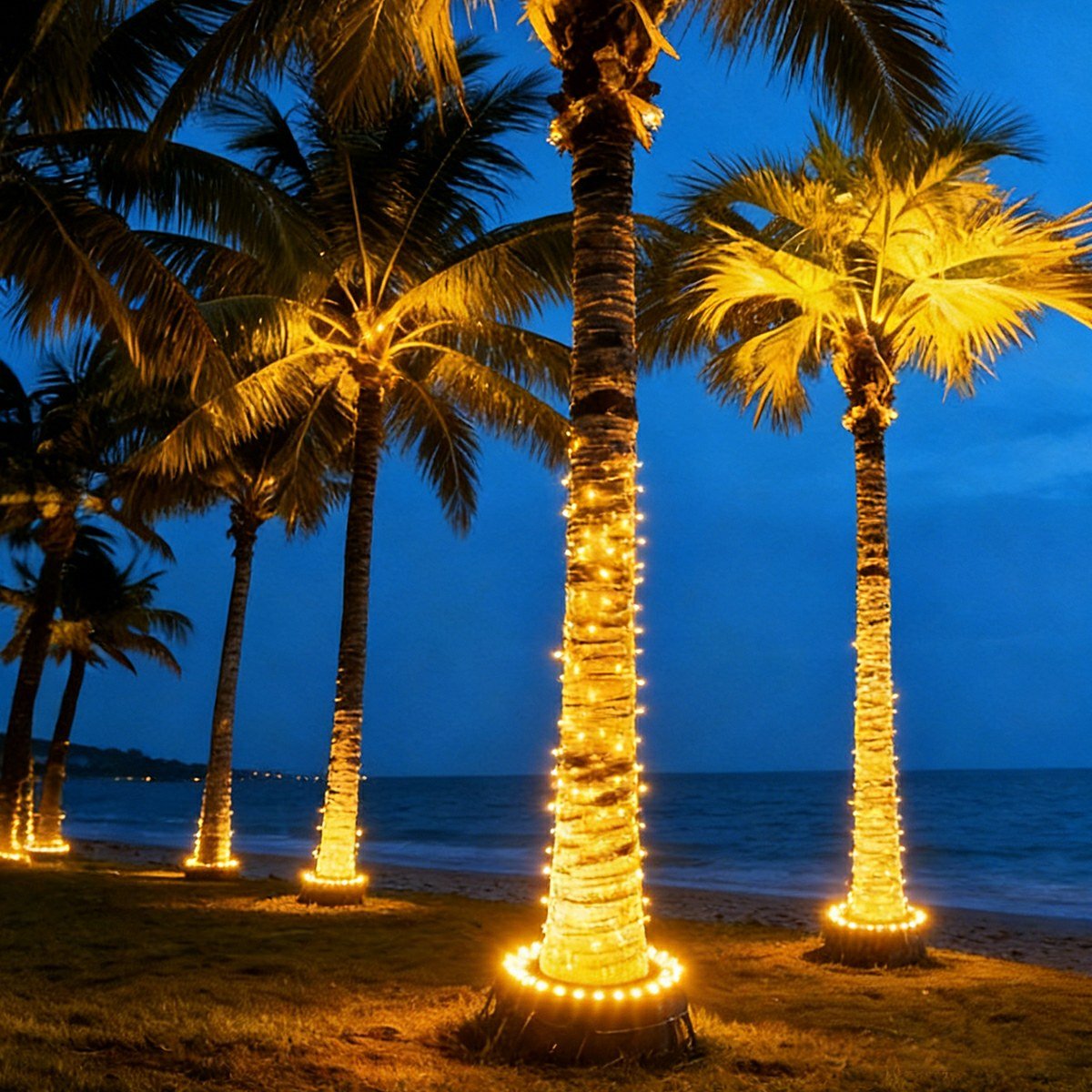 Landscape Arc Light Waterproof LED Warm White & RGB