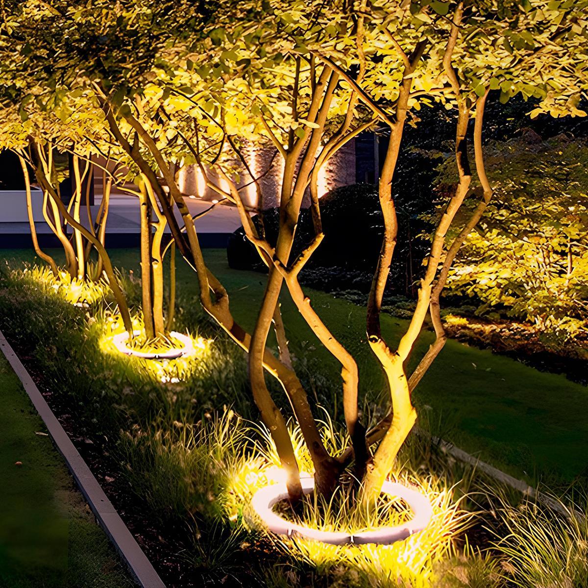 Landscape Arc Light Waterproof LED Warm White & RGB