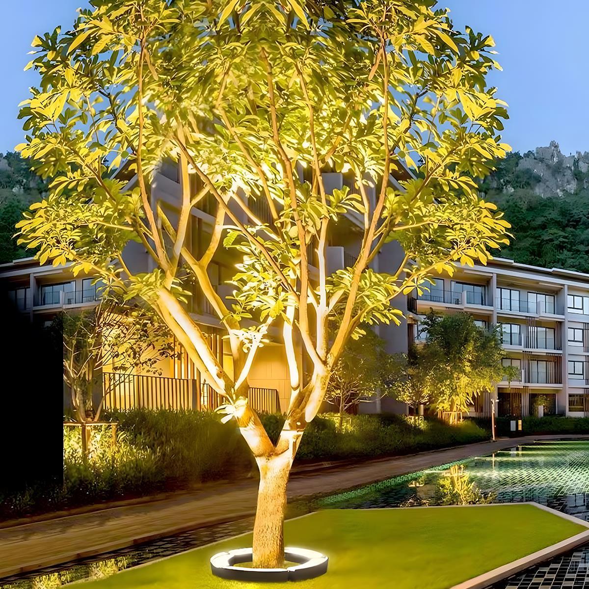 Landscape Arc Light Waterproof LED Warm White & RGB