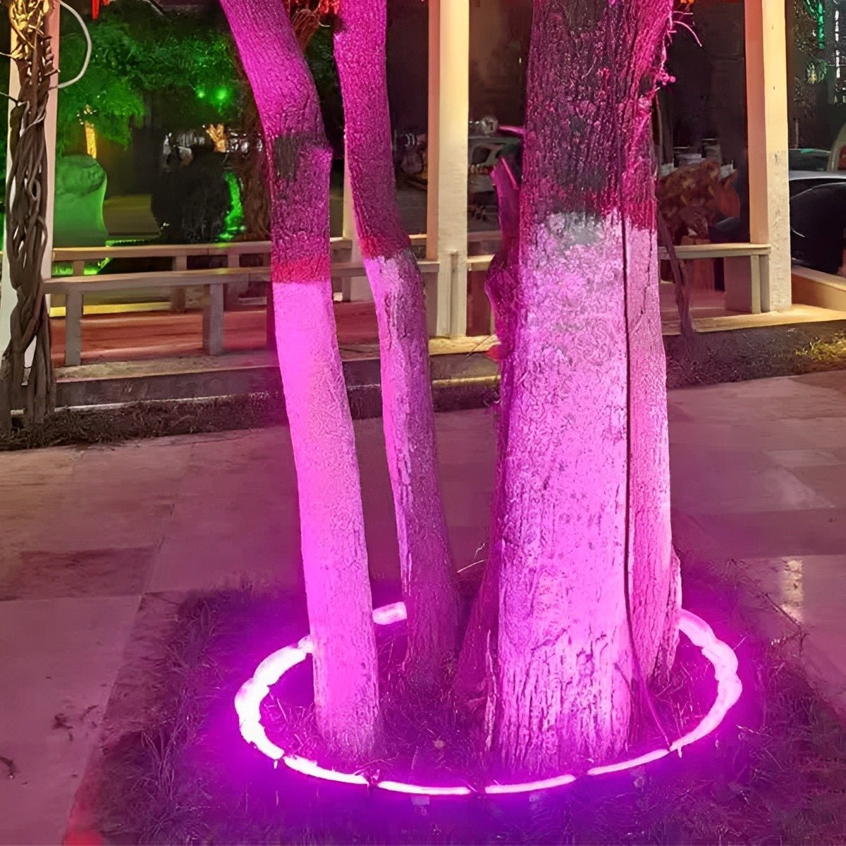 Landscape Arc Light Waterproof LED Warm White & RGB