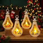 Lantern Christmas Motif Warm Light Indoor & Outdoor
