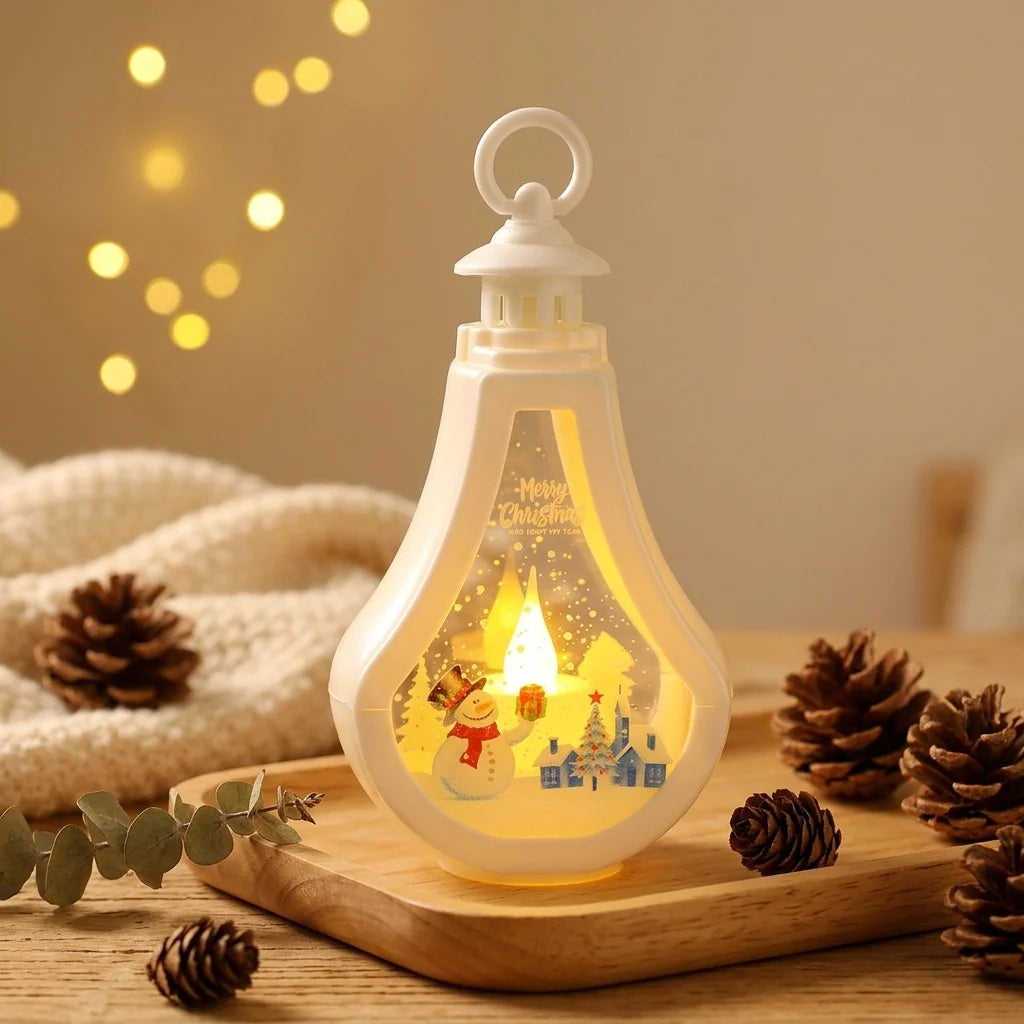 Lantern Christmas Motif Warm Light Indoor & Outdoor