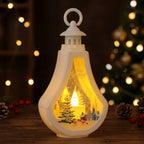 Lantern Christmas Motif Warm Light Indoor & Outdoor