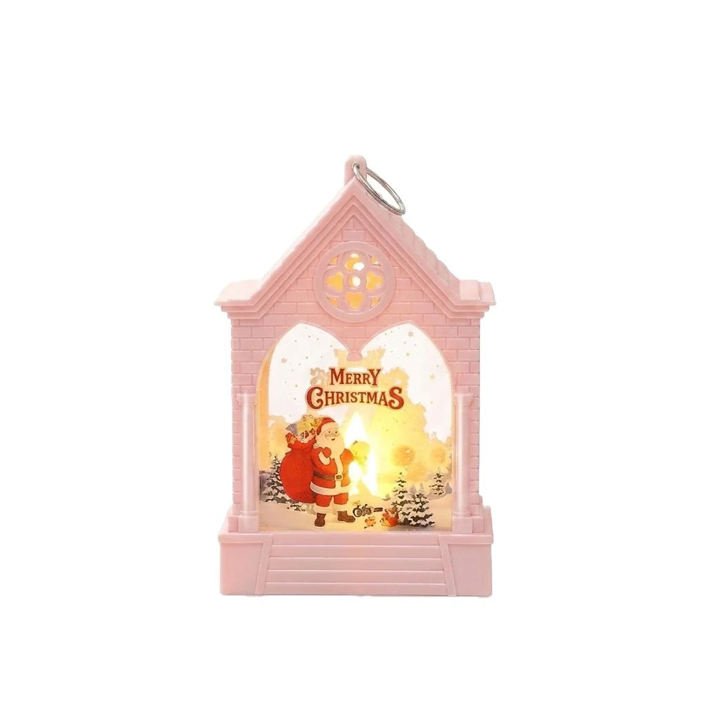 Lantern Christmas Motifs Integrated LED Hanger & Table Decor