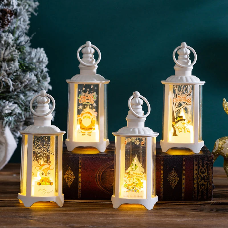 Lantern Festive Motifs Weather-Resistant Plastic