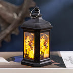 Lantern Flameless LED Pumpkin & Bat Design