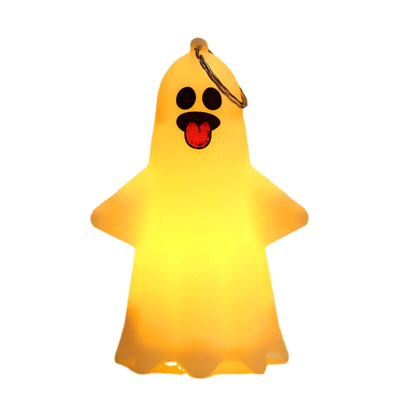 Lantern Ghost Design Battery-Operated LED Keychain