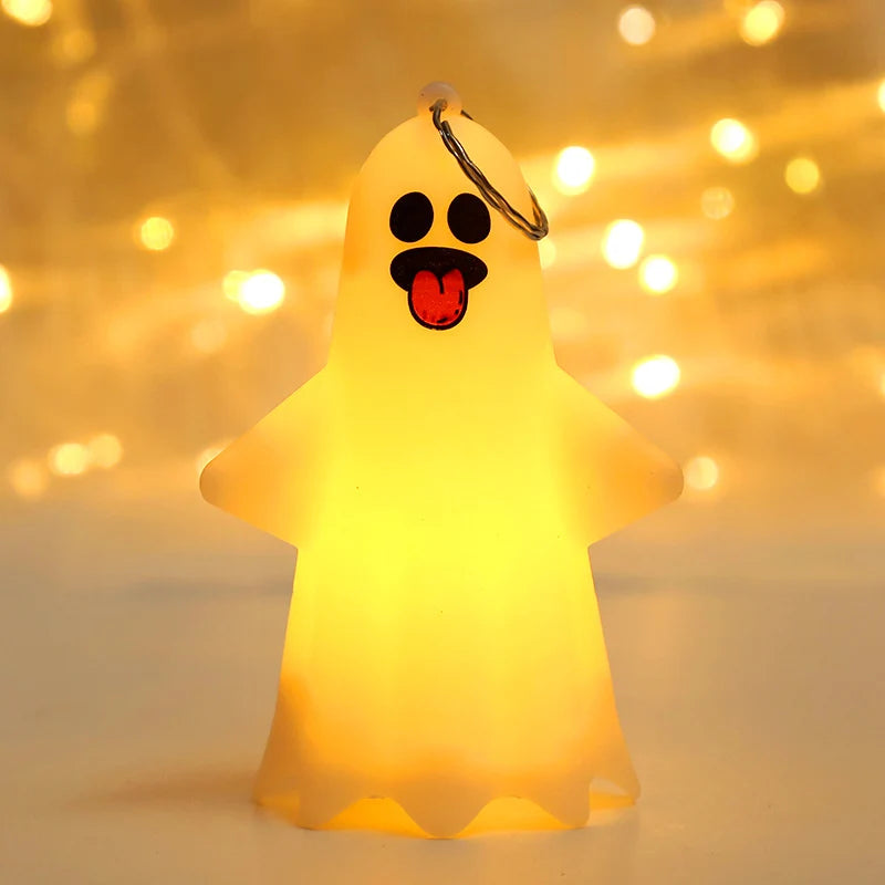 Lantern Ghost Design Battery-Operated LED Keychain