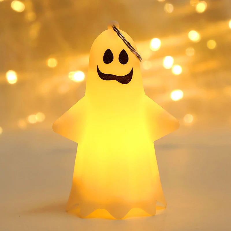 Lantern Ghost Design Battery-Operated LED Keychain