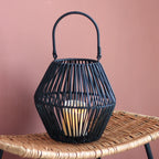 Lantern Handcrafted Woven Candle & LED Compatible