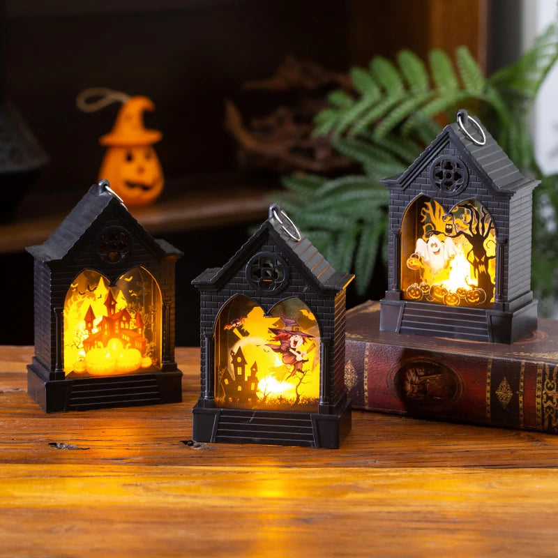 Lantern Haunted House LED Weatherproof Indoor & Outdoor