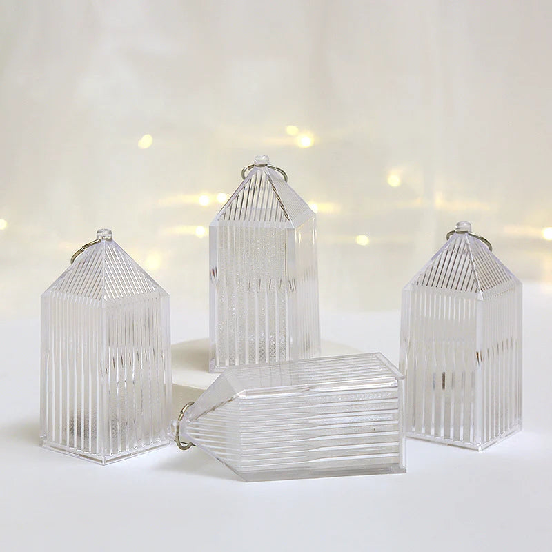 Lantern LED Crystal Finish Warm Ambient Light