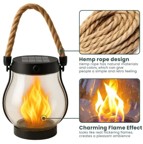 Lantern LED USB-C Rechargeable Dusk To Dawn Sensor