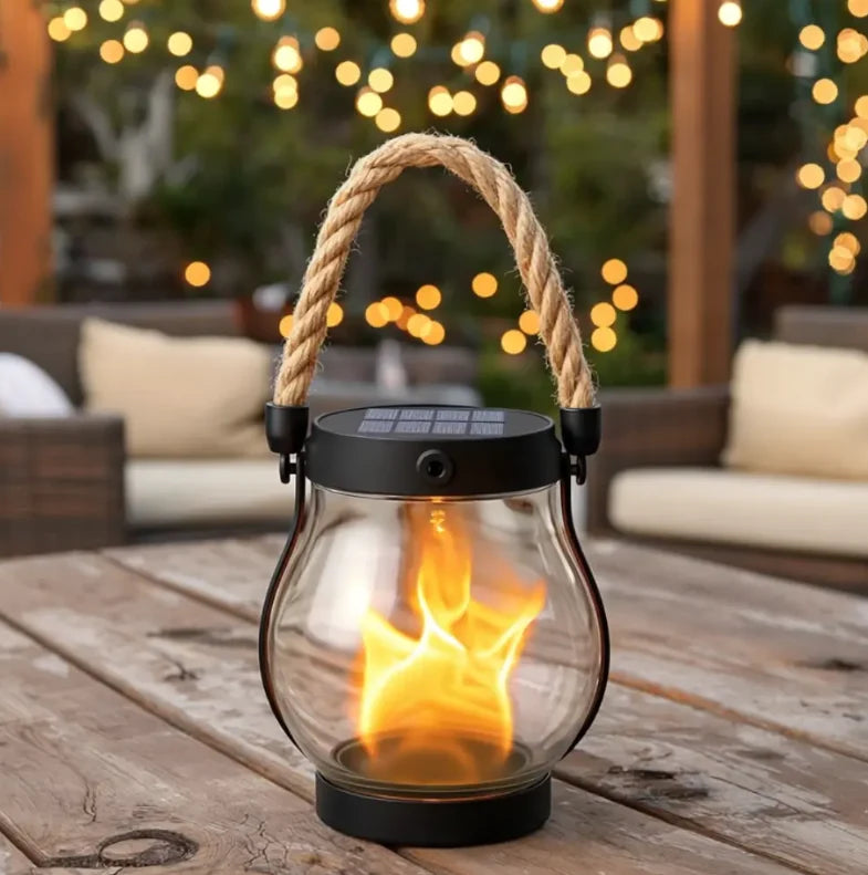 Lantern LED USB-C Rechargeable Dusk To Dawn Sensor