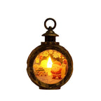 Lantern LED Warm Glow Indoor Outdoor Bronze & White