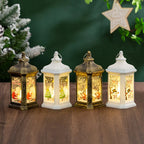 Lantern Nostalgic Christmas Scene Hanging & Tabletop