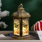 Lantern Nostalgic Christmas Scene Hanging & Tabletop
