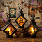 Lantern Pumpkin Cutout Integrated LED Warm Glow