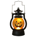 Lantern Pumpkin Face LED Metal Frame