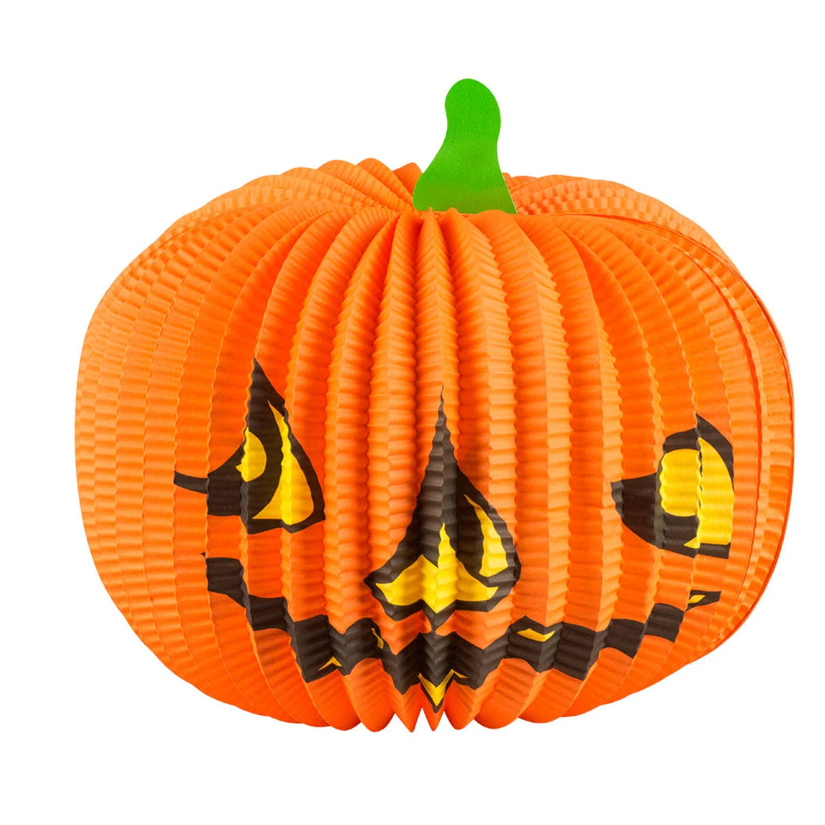Lantern Pumpkin Glowing Face & Flameless