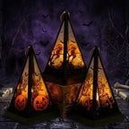 Lantern Skeleton Mist Flickering Light Indoor & Outdoor