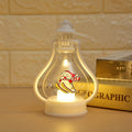 Lantern Snowman Motif Soft LED Glass & Plastic