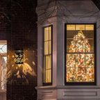 Lantern Solar Powered Patterned Iron Weather-Resistant