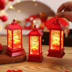 Lantern Sturdy Plastic Integrated LED Festive Motif