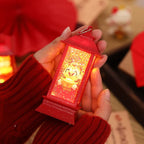 Lantern Sturdy Plastic Integrated LED Festive Motif