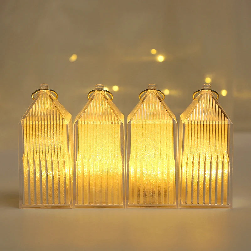 Lantern Warm LED Energy Efficient Minimalist