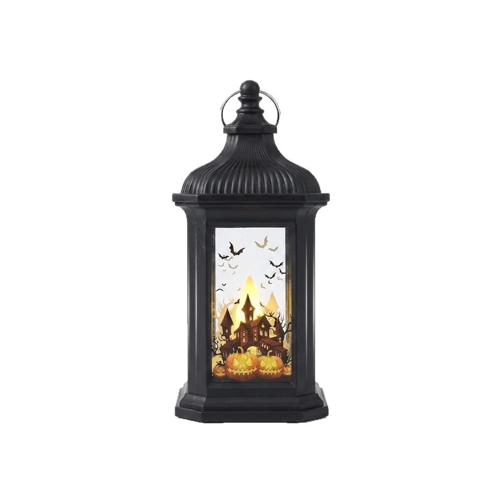 Lantern Witch Scene Energy-Efficient LED Indoor & Outdoor