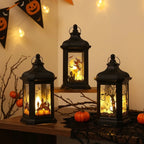 Lantern Witch Scene Warm LED Decorative Lantern