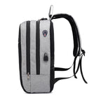 Laptop Backpack Anti-Theft Hidden Zippers & USB Charging
