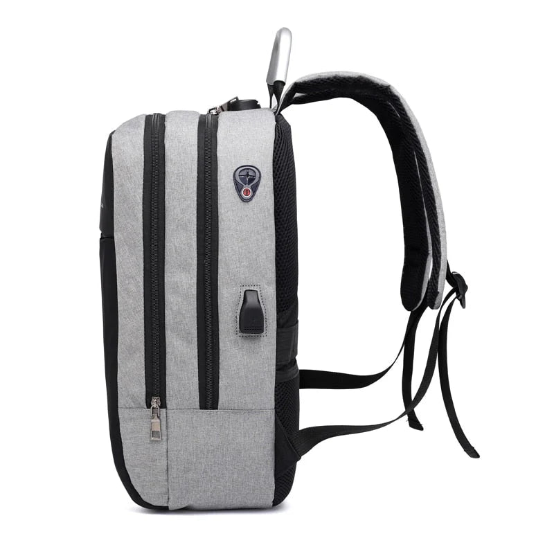 Laptop Backpack Anti-Theft Hidden Zippers & USB Charging