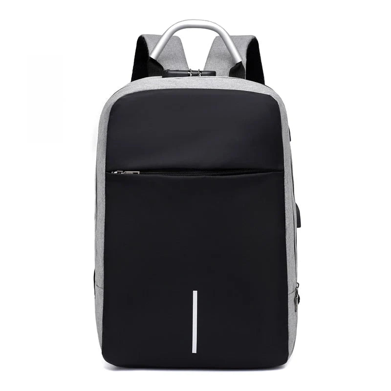 Laptop Backpack Anti-Theft Hidden Zippers & USB Charging