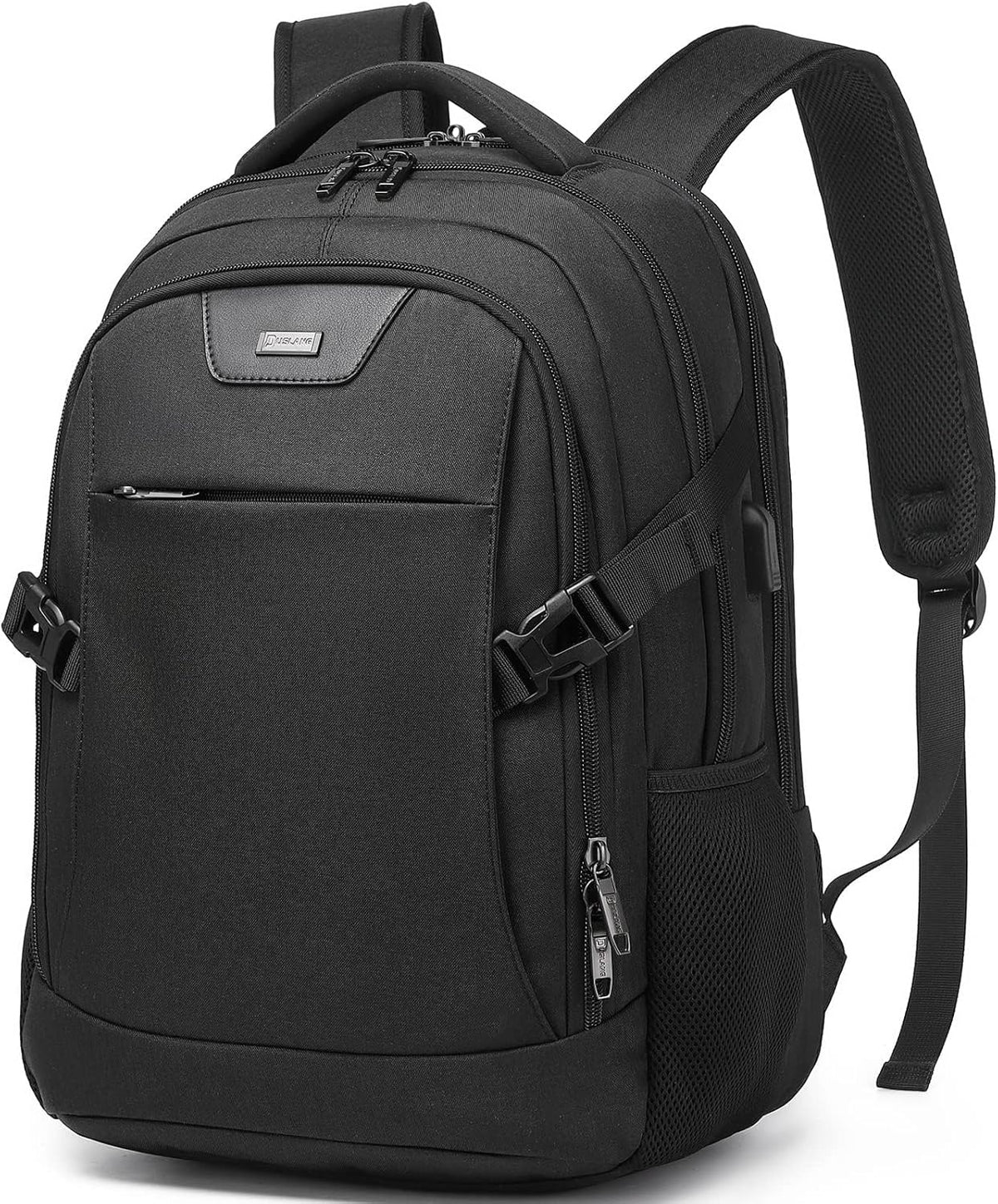 Laptop Backpack Built-In USB Port Hidden Anti-Theft Water-Resistant