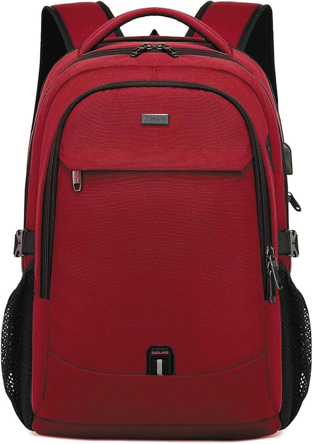 Laptop Backpack Built-In USB Port Hidden Anti-Theft Water-Resistant