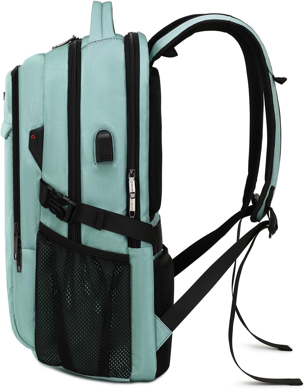 Laptop Backpack Built-In USB Port Hidden Anti-Theft Water-Resistant